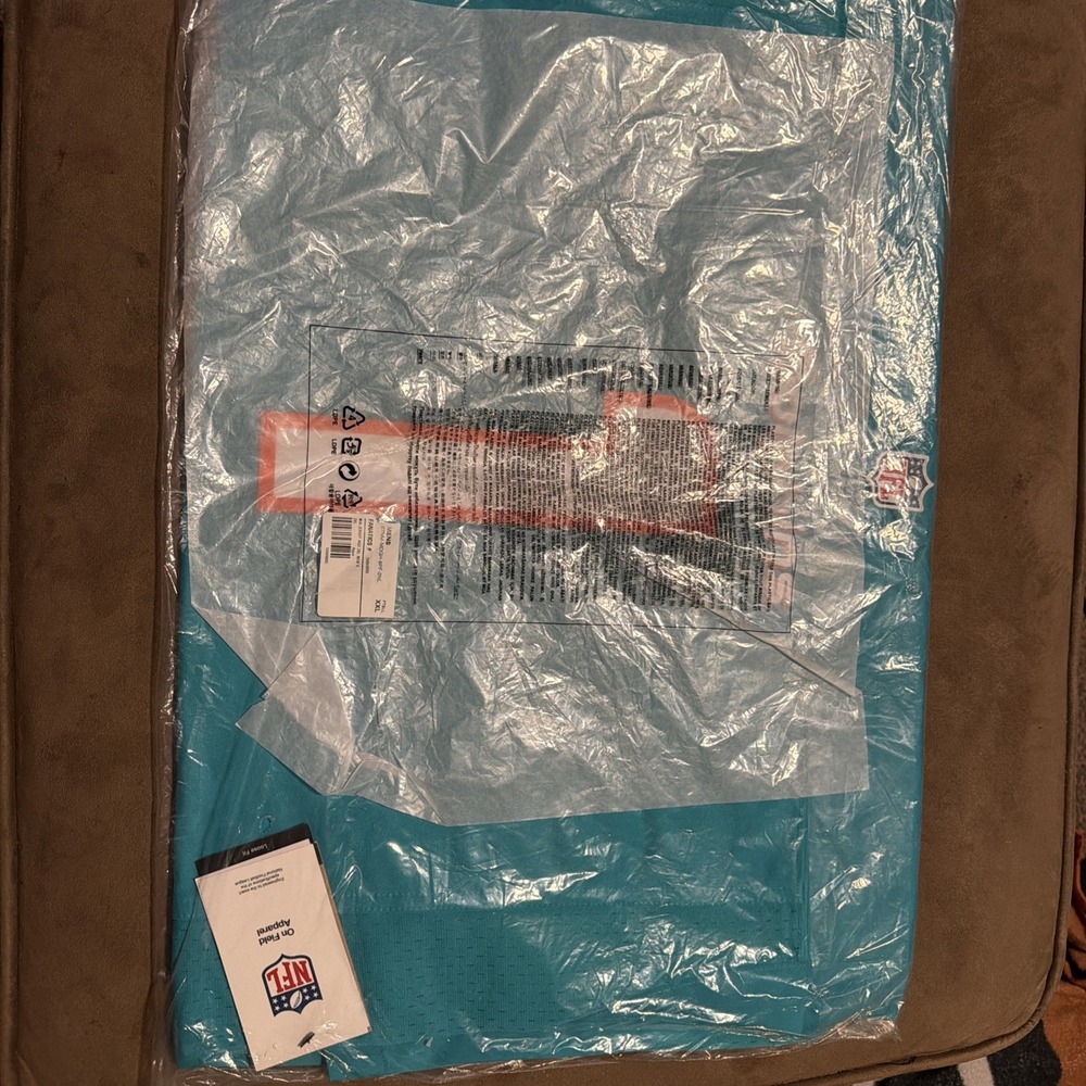 Nike Tua Tagovailoa Aqua Miami Dolphins Player Game Jersey 2XL MSRP $129.99 - Picture 2 of 6